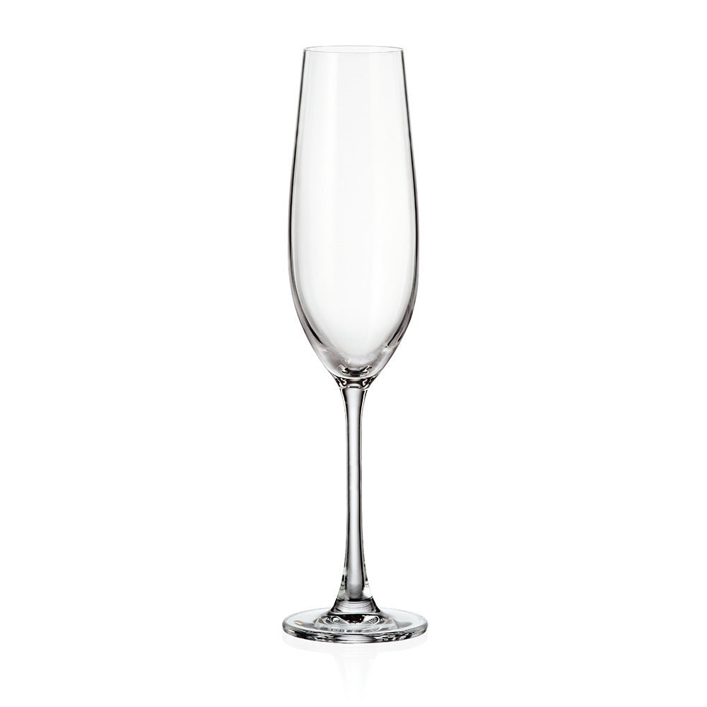 Bohemia Royal Crystal Verona champagneglas 260 ml – 6-pack
